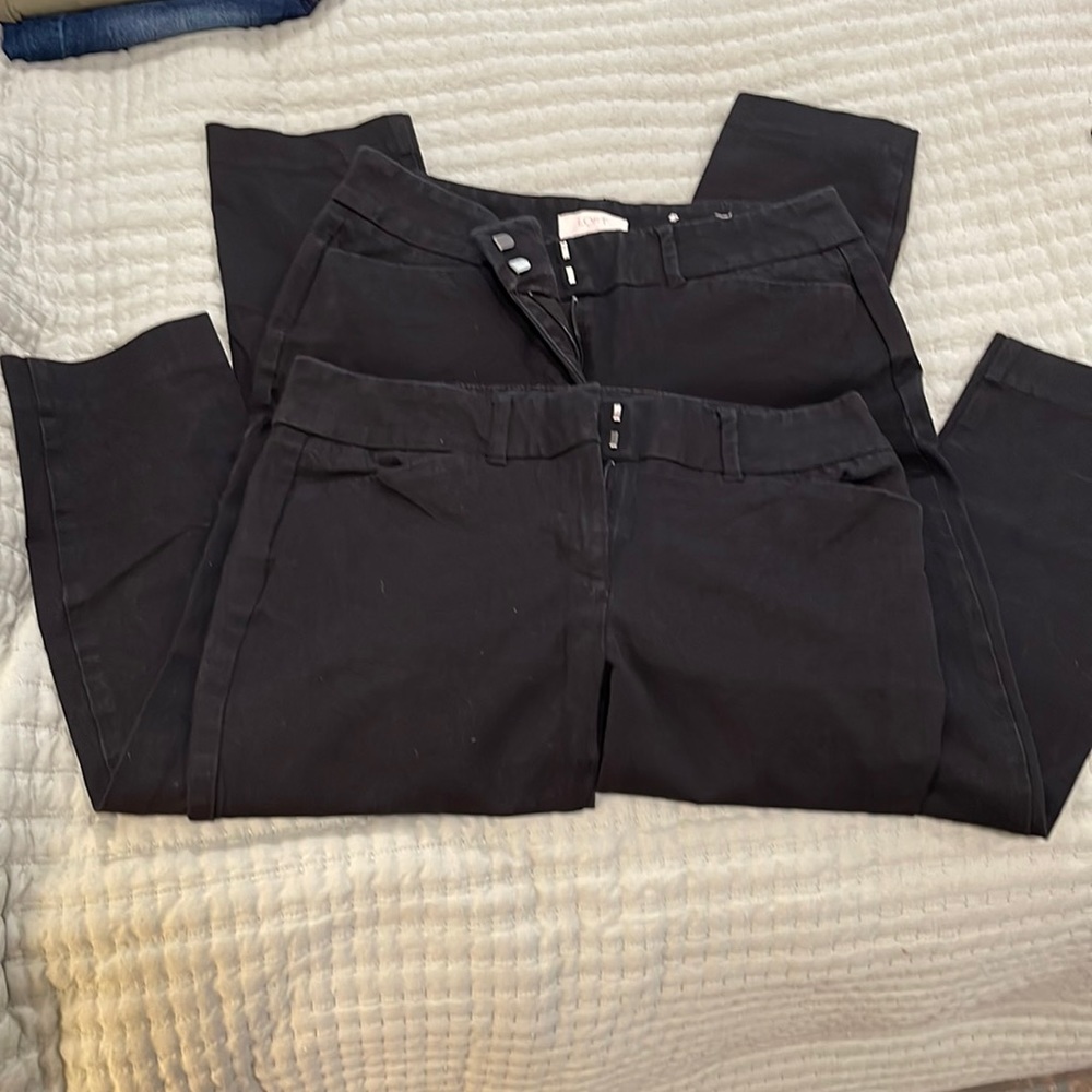 2 pair Loft pants